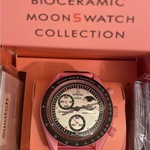 Pink Bioceramic MoonSwatch Women's Chronograph